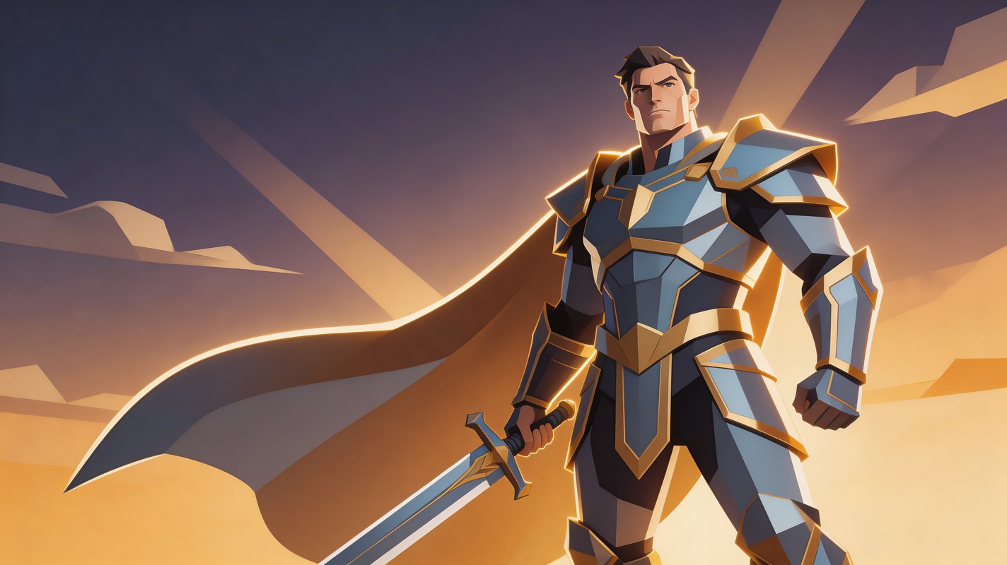 Free Heroic Warrior Stance Image - Warrior, Hero, Knight | Download at ...
