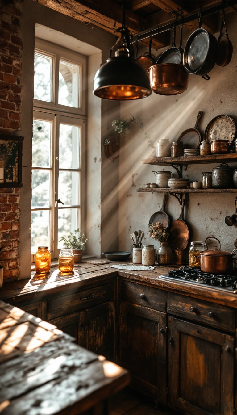 Free Sunlit Rustic Kitchen Photo - Rustic, Vintage, Kitchen | Download ...