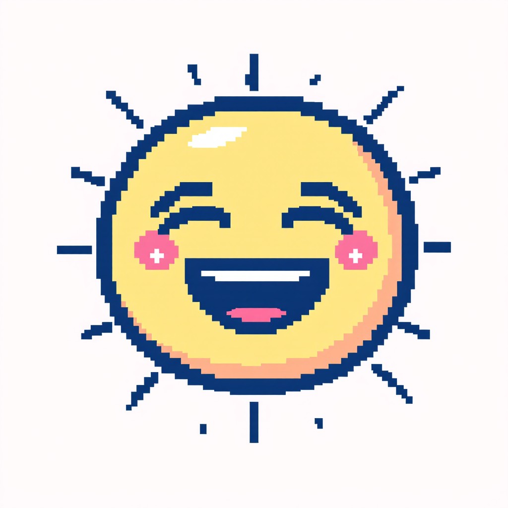 Free Radiant Pixel Joy Image - Pixelart, Happy, Sunshine | Download at ...