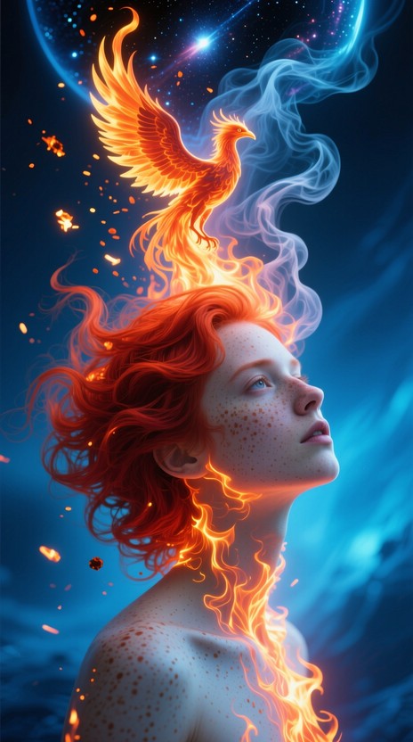 Woman Phoenix Free Phoenix Woman Rising Image - Woman, Portrait, Fantasy | Download ...