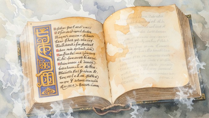 Free Ancient Manuscript Wisdom Image - Watercolor, Manuscript ...