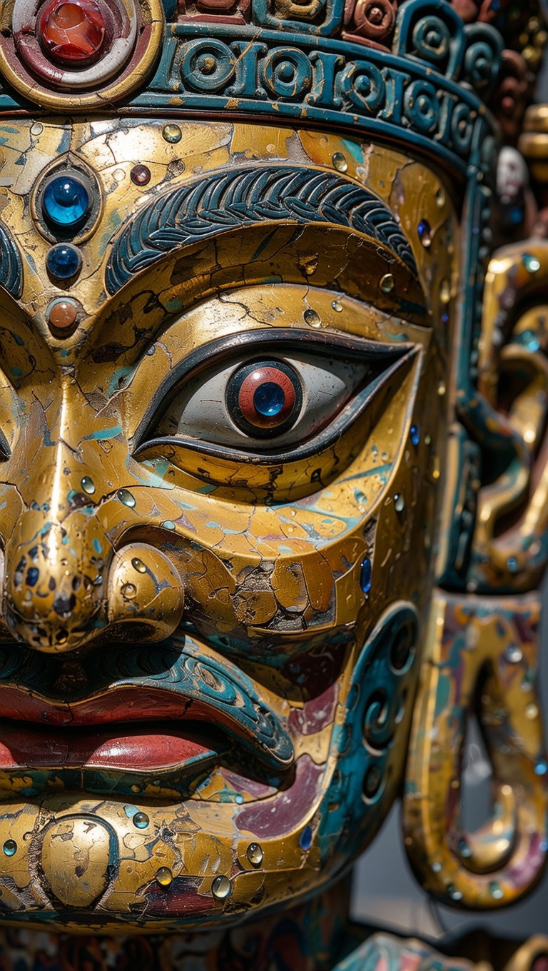Free Sacred Golden Mask Photo - Golden, Mask, Ceremonial | Download at ...