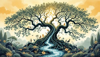 Free Mystical Tree Reflection Image - Tree, Moon, Reflection | Download ...