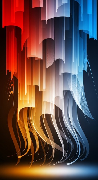 Free Flowing Color Cascade Image | Download at StockCake