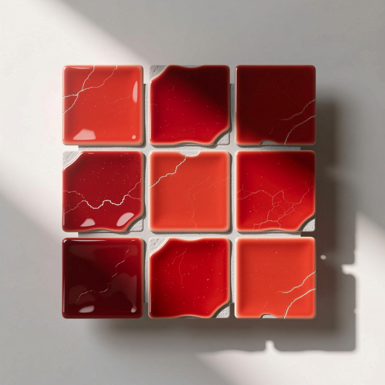 Free Red Ceramic Mosaic Image - Red, Ceramic, Tiles | Download at StockCake