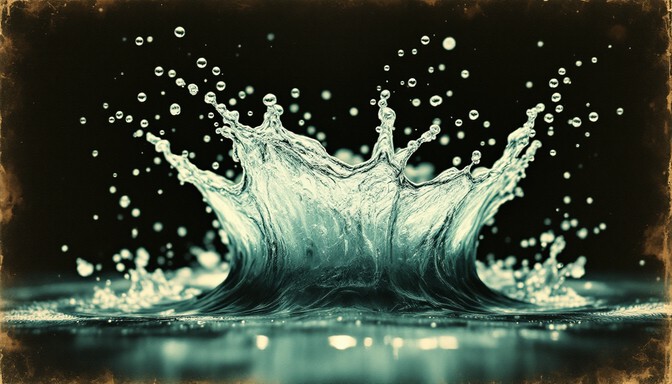 Retro Splash Free Vintage Water Splash Image - Vintage, Water, Splash | Download at ...