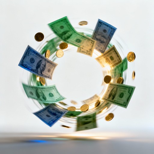Money Going Rounds Free Money Flows Continuously Image - Money, Currency, Cash | Download ...