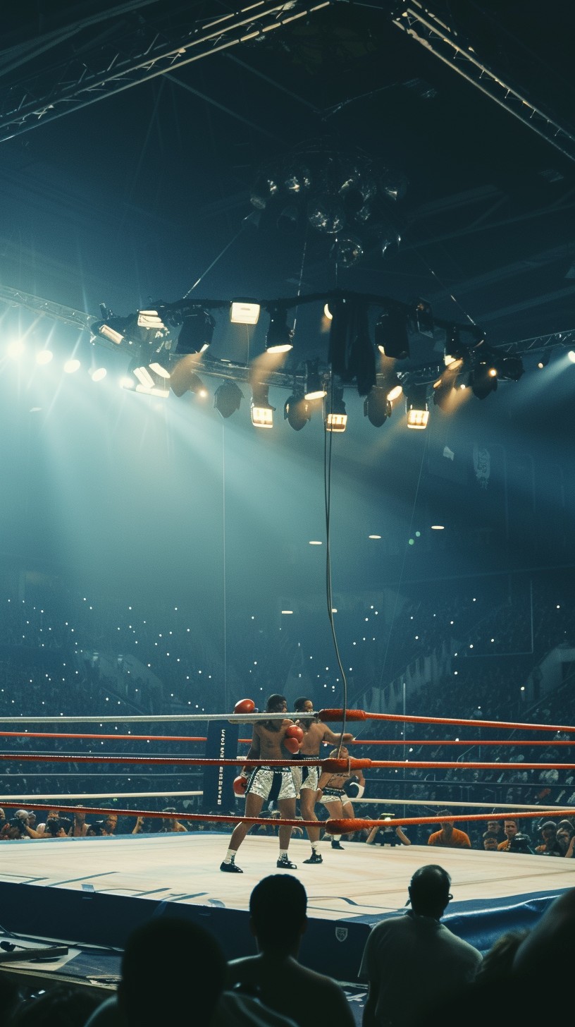 Download Intense Boxing Match Image - Boxing, Match, Arena | StockCake