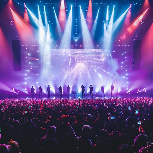 Download Concert Light Show Image - Concert, Audience, Lights | StockCake