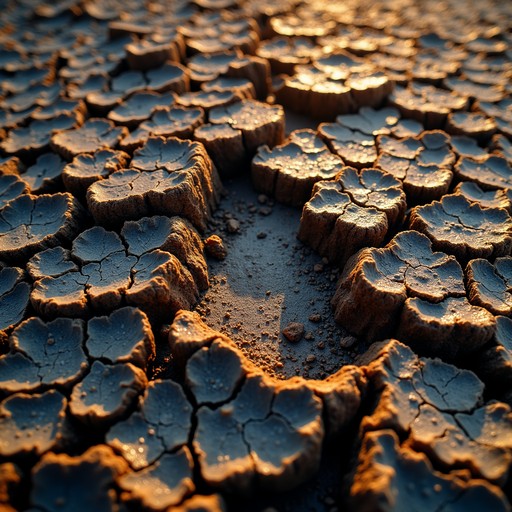 Smashed Earth Free Cracked Earth Glows Image - Earth, Mud, Cracks | Download at StockCake