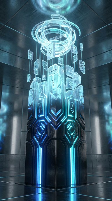 Free Ethereal Digital Monolith Image - Futuristic, Monolith ...