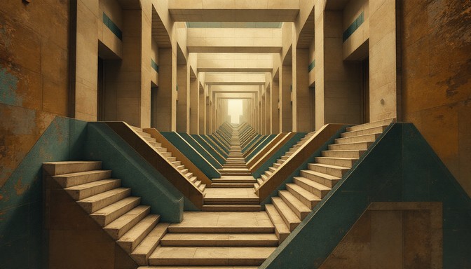 Impossible Labyrinth Design Free Impossible Staircase Labyrinth Photo - Staircase, Architecture ...
