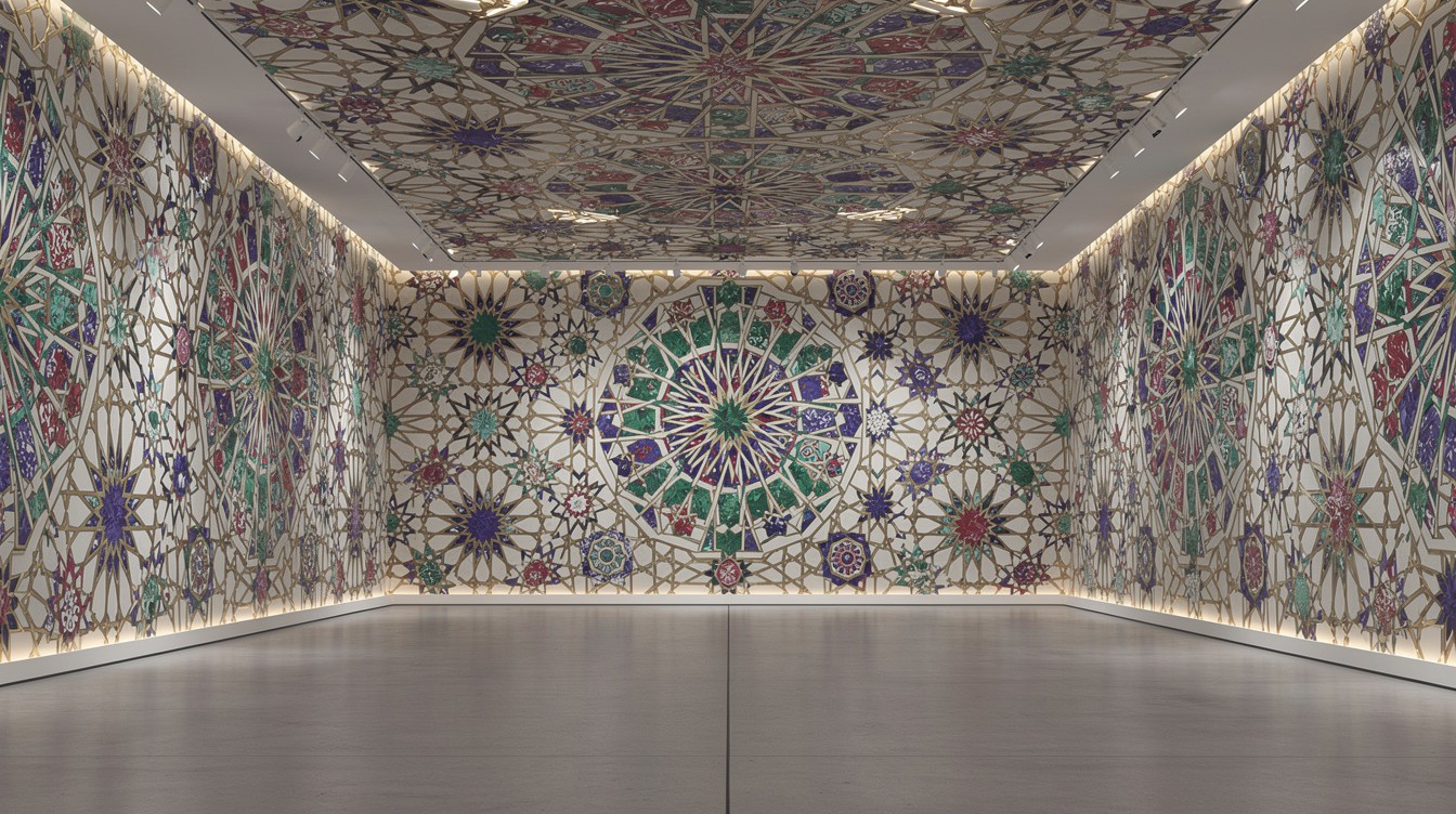 Pattern In Installations Free Islamic Pattern Installation Image - Geometric, Islamic, Pattern ...