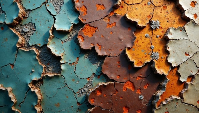 Free Turquoise Rust Layers Image | Download at StockCake