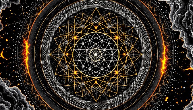 Lava Circle Pattern Free Molten Sacred Geometry Image - Mandala, Lava, Volcanic | Download ...