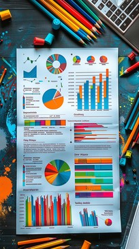 Free Colorful Data Analysis Image - Data, Charts, Visualization ...