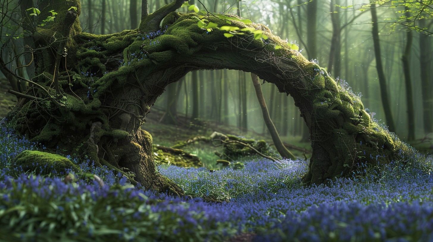 Free Enchanted Forest Arch Image - Forest, Moss, Arch | Download at ...