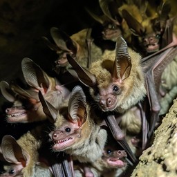 Bat Cluster Free Clustered Bats Hanging Image - Bats, Clustered, Hanging | Download ...