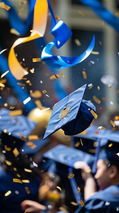 Free Joyful Graduation Day Image - Graduate, Celebration, Confetti ...