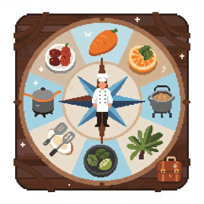 Free Culinary Compass Explorer Image - Chef, Compass, Pixel | Download ...