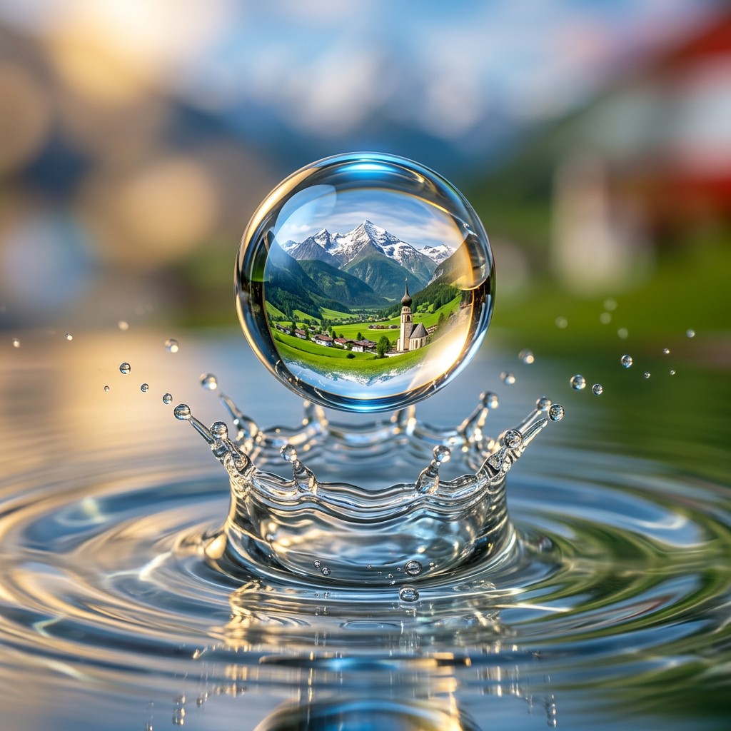 Free Alpine Water Lens Image - Water, Droplet, Macro | Download at ...