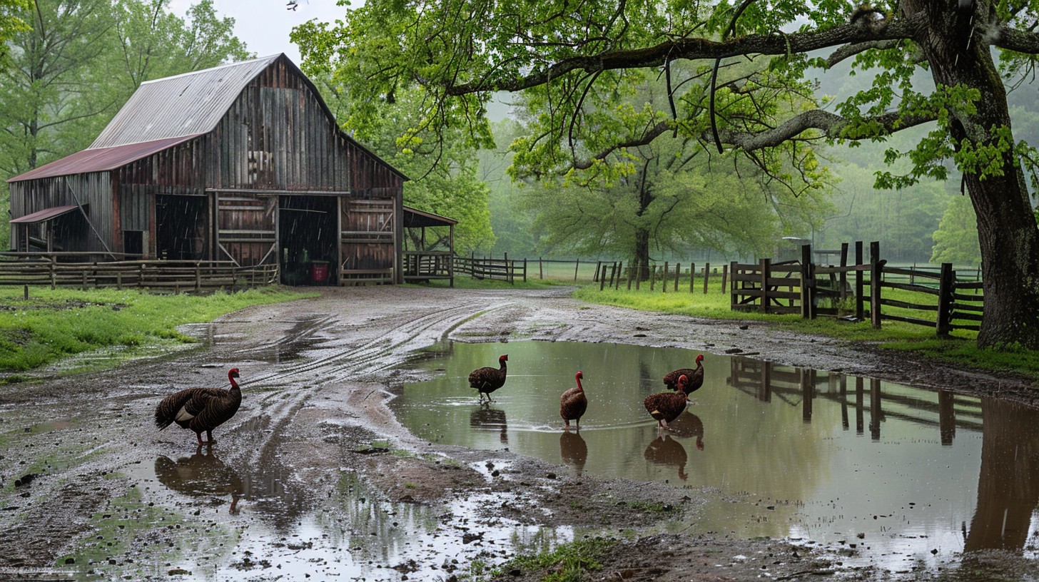 Barn Secene Free Rustic Barn Scene Image - Countryside, Turkeys, Barn | Download at ...