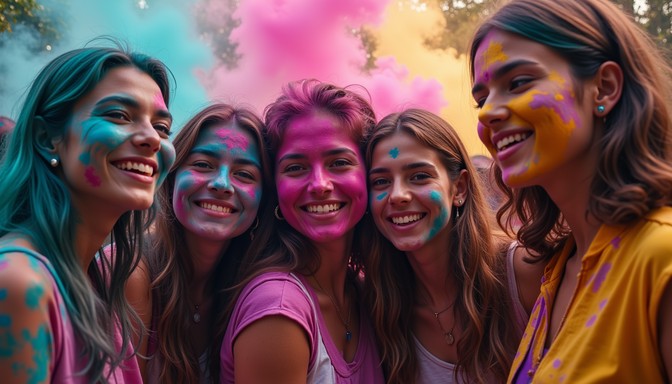 Free Explosive Color Celebration Image - Festival, Color, Powder ...