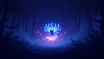 Download Ethereal Fox Spirit Image - Fox, Spirit, Japanese | StockCake