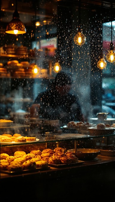 Free Rainy Bakery Window Image - Bakery, Rainy, Pastries | Download at ...