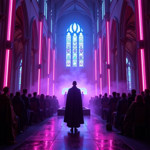 Free Neon Sacred Space Image - Cathedral, Neon, Gothic | Download at ...