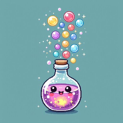 Free Bubbly Magic Potion Image - Potion, Kawaii, Cute | Download at ...