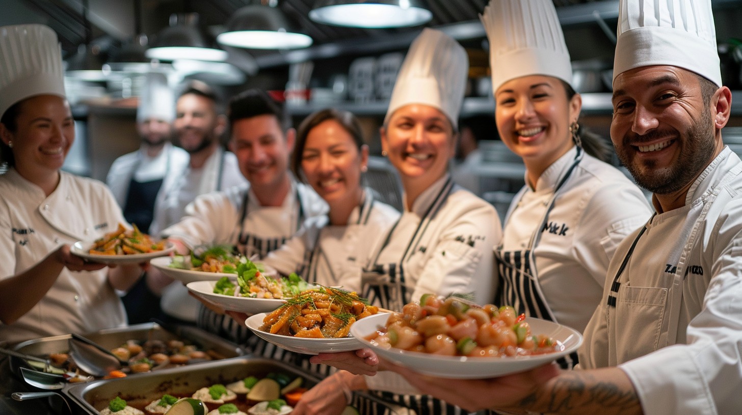 Free Chefs Serving Food Image - Chefs, Smiling, Kitchen | Download at ...