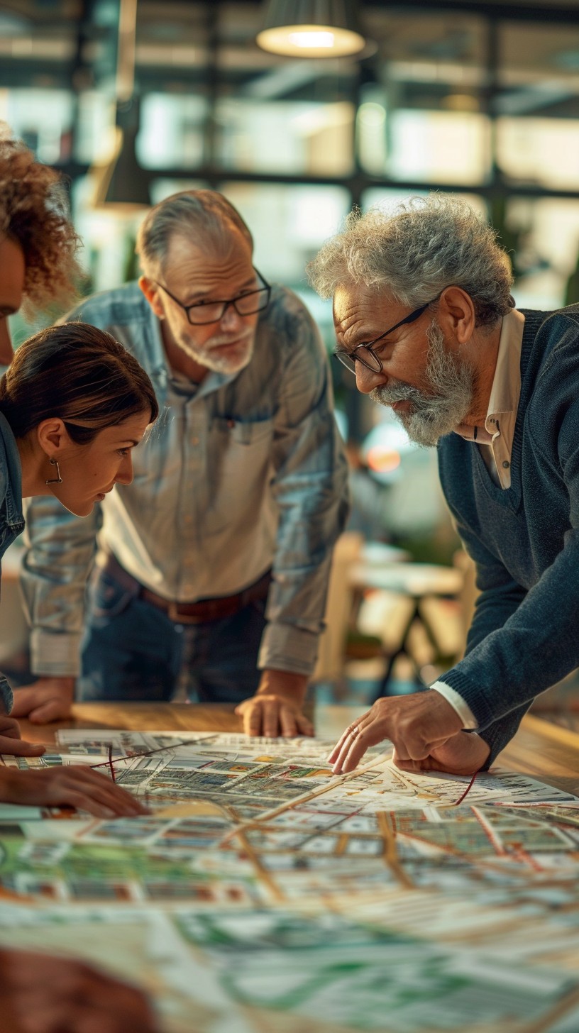 Free Team Maps Strategy Photo - Teamwork, Maps, Planning | Download at ...