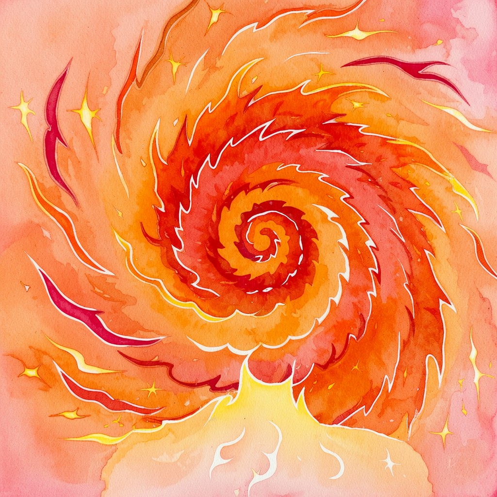 Free Swirling Flame Vortex Photo - Fire, Flame, Tornado | Download at ...