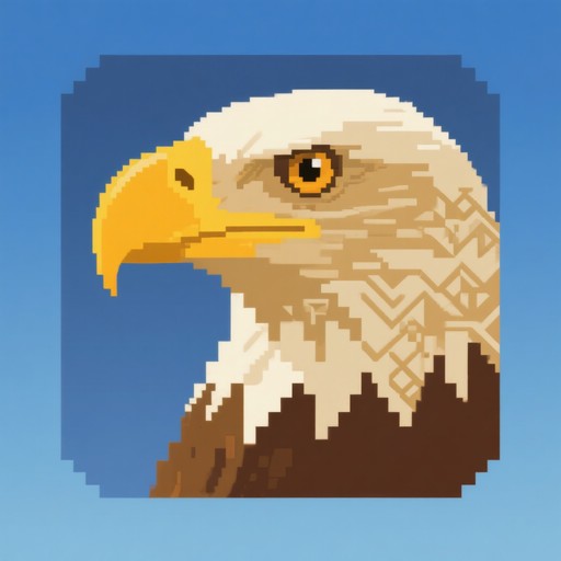 Free Majestic Pixel Raptor Image - Eagle, Pixel, Raptor | Download at ...