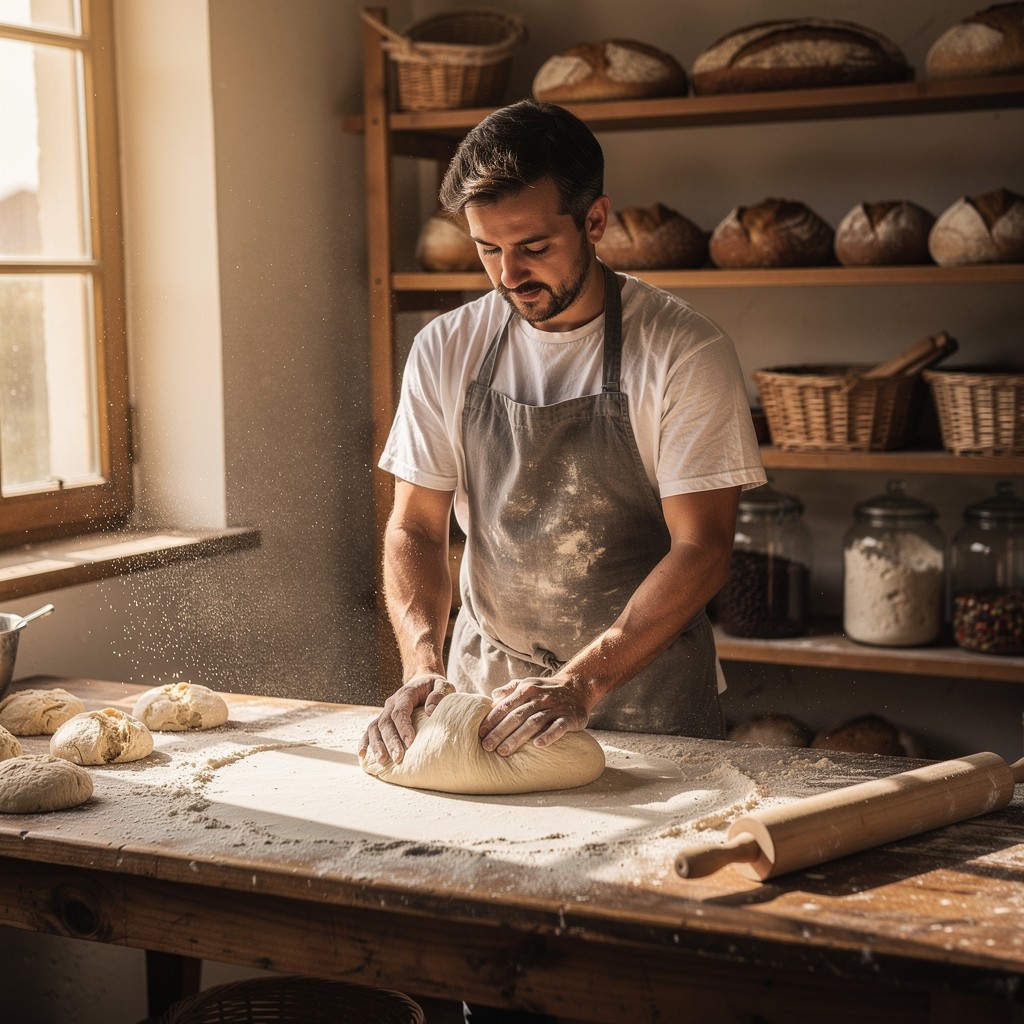 Free Artisan Bread Crafting Image - Baker, Bread, Baking | Download at ...