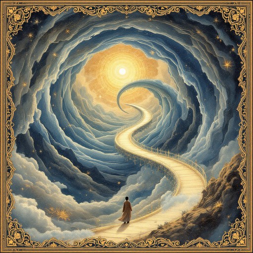 Free Celestial Ascension Path Image - Mystical, Luminous, Pathway ...