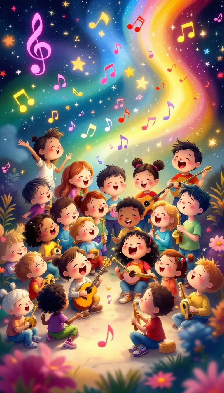 Free Magical Musical Moments Image - Music, Singing, Rainbow | Download ...