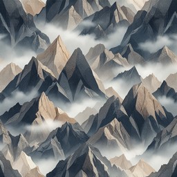 Pattern Misty Free Misty Mountain Pattern Image - Mountains, Peaks, Valleys ...