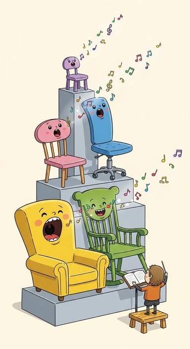 Free Singing Chair Choir Image | Download at StockCake