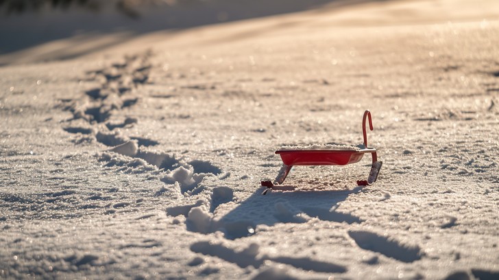 Winter Snow Sled Riding Free Winter Sled Journey Image - Winter, Snow, Sled | Download at StockCake