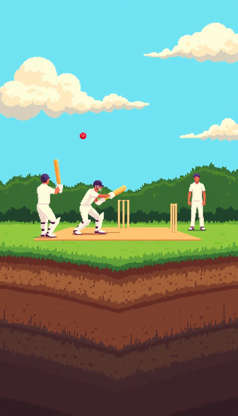 Free Pixelated Cricket Match Image - Cricket, Pixel, Retro | Download ...