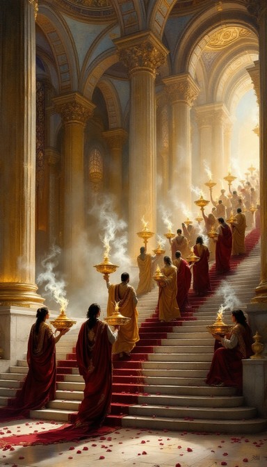 Free Sacred Stairway Procession Image - Ceremony, Procession, Ritual ...