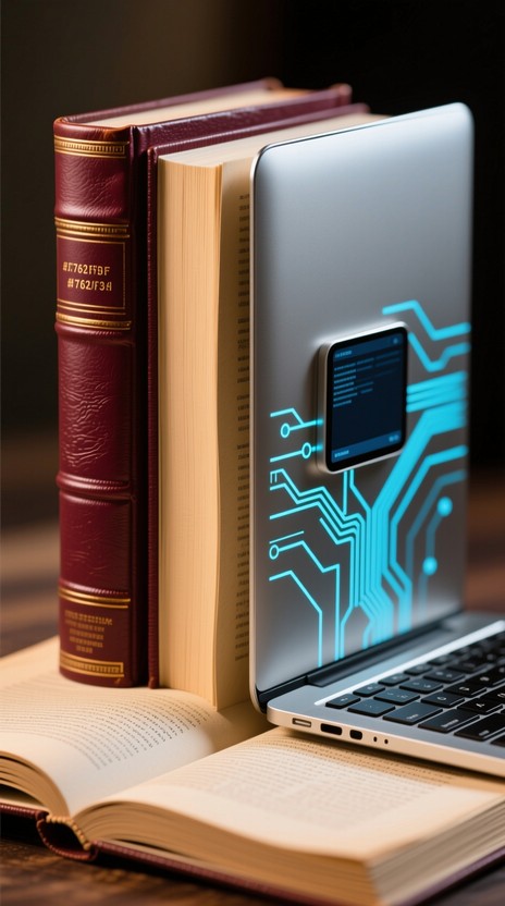 Free Knowledge Evolves Digitally Image - Knowledge, Books, Technology ...