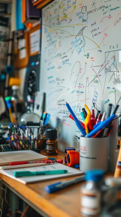 Free Creative Workspace Clutter Image - Workspace, Creativity ...
