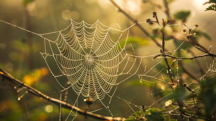 Large Spider Mist Free Misty Spider Web Image - Spiderweb, Mist, Nature | Download at ...