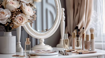 Free Elegant Makeup Setup Image - Makeup, Elegance, Mirror | Download ...