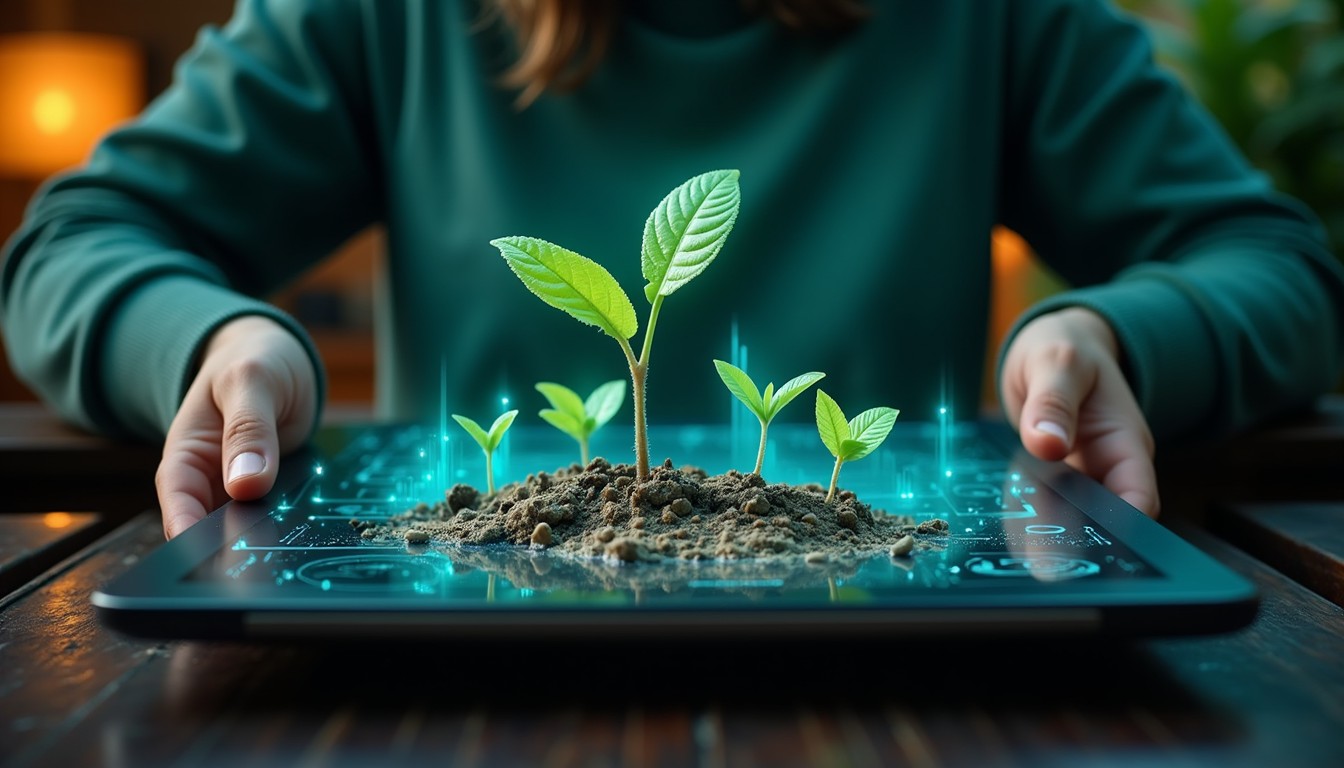 Free Growing Digital Garden Image - Digital, Garden, Technology ...