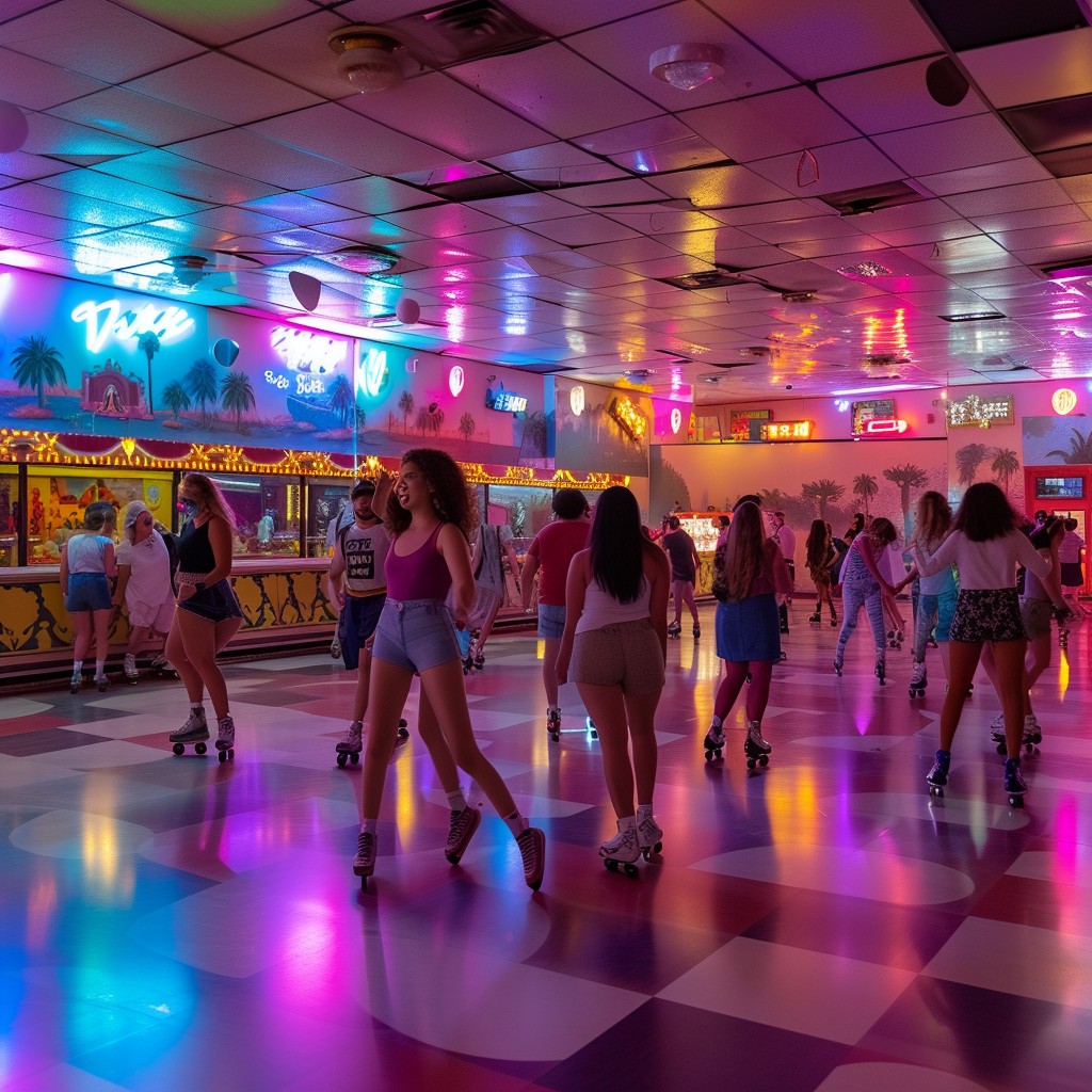Free Retro Roller Skating Image - Roller, Skating, Rink | Download at ...