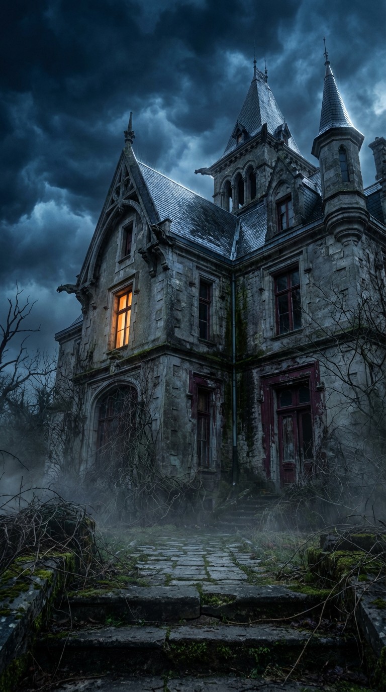 Free Haunted Manor Night Image - Gothic, Mansion, Haunted | Download at ...